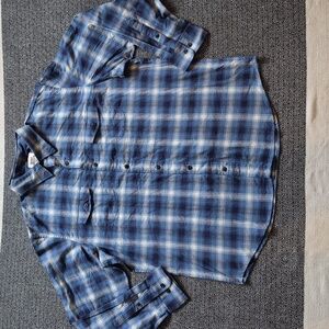 Lands End Blake Shelton Button Down Long Sleeve Shirt Size X-large (17 - 17 1/2)